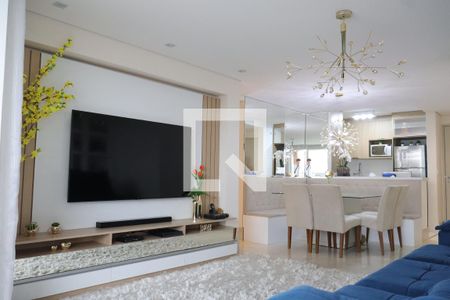 Sala de apartamento à venda com 3 quartos, 91m² em Vila Campestre, São Paulo