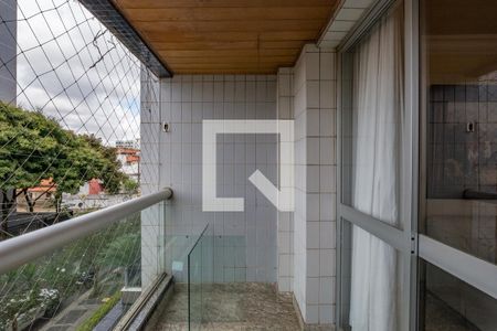 Varanda da Sala de apartamento à venda com 4 quartos, 115m² em Alto Caiçaras, Belo Horizonte