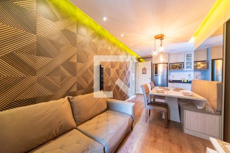 Sala de apartamento à venda com 2 quartos, 44m² em Parque Sao Vicente, Santo André