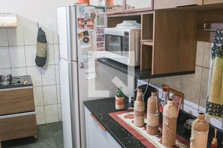 Cozinha de apartamento à venda com 1 quarto, 44m² em Vila Tibiriçá, Santo André