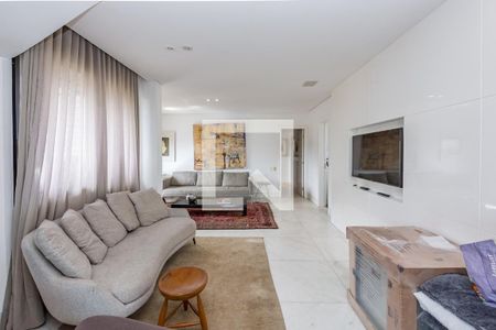 Sala 1 de apartamento à venda com 4 quartos, 304m² em Belvedere, Belo Horizonte