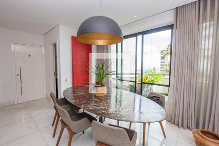 Sala 1 de apartamento à venda com 4 quartos, 304m² em Belvedere, Belo Horizonte