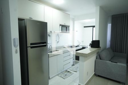 Sala/cozinha de apartamento para alugar com 2 quartos, 72m² em Parque Amazônia, Goiânia
