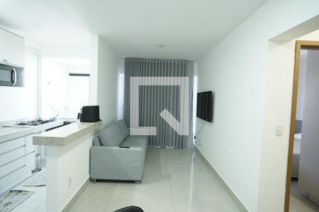 Sala/cozinha de apartamento para alugar com 2 quartos, 72m² em Parque Amazônia, Goiânia