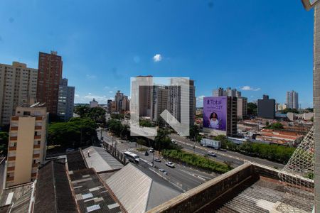 Sala Vista de apartamento à venda com 1 quarto, 64m² em Centro, Campinas