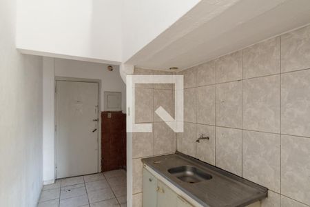 Cozinha de kitnet/studio à venda com 1 quarto, 28m² em Santa Ifigênia, São Paulo