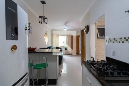 Cozinha de casa de condomínio à venda com 2 quartos, 74m² em Vila Ré, São Paulo