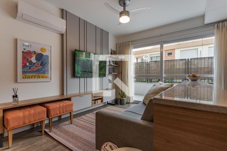 Sala de apartamento à venda com 2 quartos, 72m² em Harmonia, Canoas