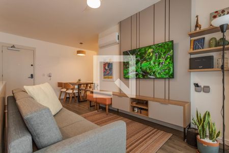 Sala de apartamento à venda com 2 quartos, 72m² em Harmonia, Canoas
