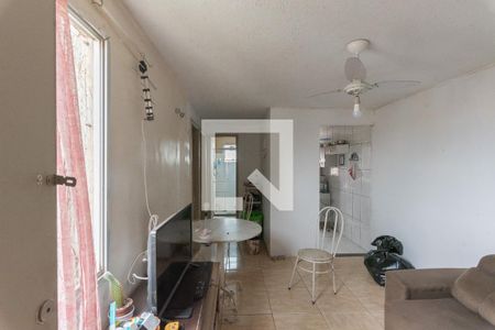 Sala de apartamento à venda com 2 quartos, 50m² em Jardim Bassoli, Campinas