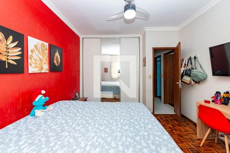 Suíte de apartamento à venda com 3 quartos, 87m² em Alto Caiçaras, Belo Horizonte