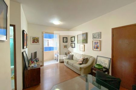 Sala de apartamento à venda com 3 quartos, 75m² em Havaí, Belo Horizonte