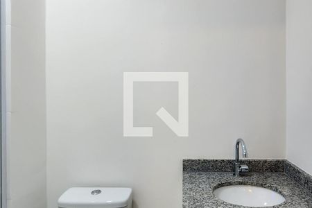 Banheiro de kitnet/studio à venda com 1 quarto, 25m² em Vila Campestre, São Bernardo do Campo