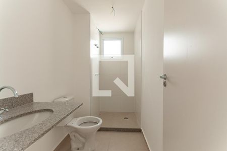 Banheiro Social de apartamento à venda com 1 quarto, 28m² em Vila Romana, São Paulo