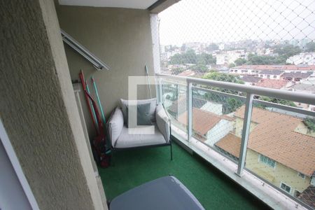 Varanda da Sala 1 de apartamento para alugar com 3 quartos, 123m² em Pechincha, Rio de Janeiro