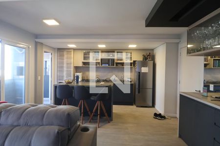 Sala/Cozinha de apartamento à venda com 1 quarto, 60m² em Centro, Canoas