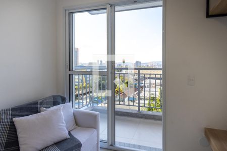 Varanda da Sala de apartamento à venda com 1 quarto, 29m² em Vila Romana, São Paulo