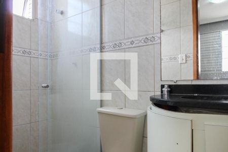 Banheiro da Suíte de apartamento à venda com 3 quartos, 90m² em Santa Amelia, Belo Horizonte