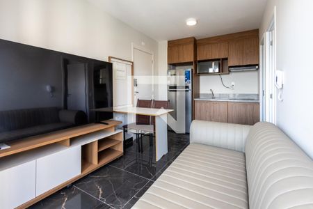 Sala de apartamento à venda com 1 quarto, 28m² em Vila Romana, São Paulo