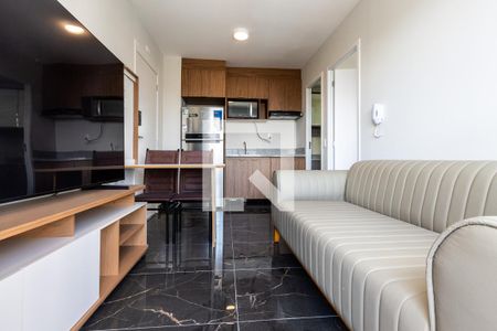 Sala de apartamento à venda com 1 quarto, 28m² em Vila Romana, São Paulo
