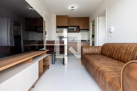 Sala de apartamento à venda com 1 quarto, 28m² em Vila Romana, São Paulo