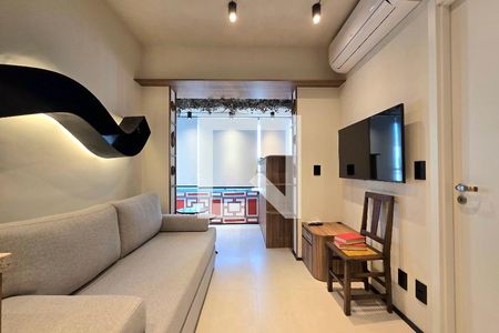 Sala de apartamento para alugar com 1 quarto, 30m² em Vila Nova Conceição, São Paulo