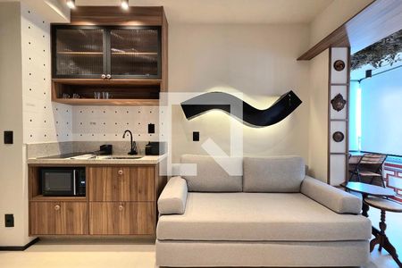 Sala de apartamento para alugar com 1 quarto, 30m² em Vila Nova Conceição, São Paulo