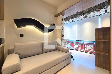 Sala de apartamento para alugar com 1 quarto, 30m² em Vila Nova Conceição, São Paulo