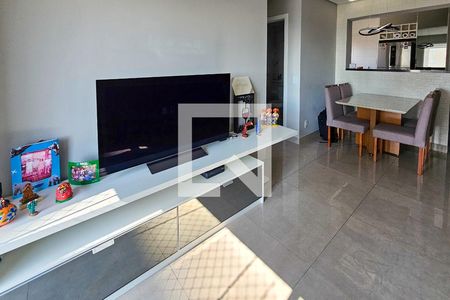 Sala/Cozinha de apartamento à venda com 2 quartos, 56m² em Casa Branca, Santo André