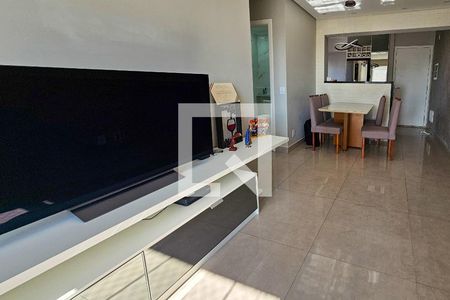 Sala/Cozinha de apartamento à venda com 2 quartos, 56m² em Casa Branca, Santo André