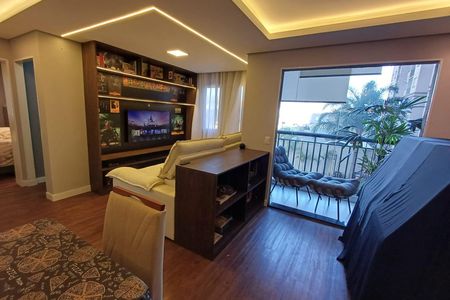 Sala de apartamento à venda com 2 quartos, 66m² em Vila Metalúrgica, Santo André