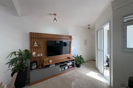 Sala de apartamento à venda com 2 quartos, 54m² em Jardim, Santo André