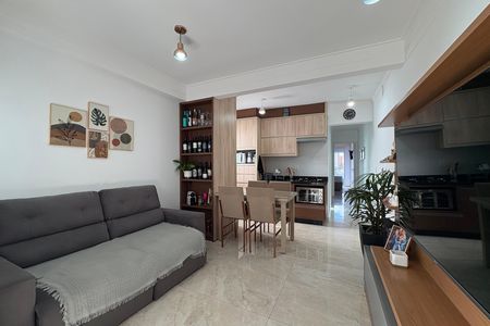Sala de apartamento à venda com 2 quartos, 54m² em Jardim, Santo André