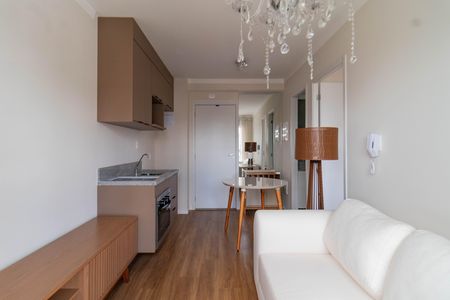 Sala de apartamento à venda com 1 quarto, 28m² em Vila Romana, São Paulo