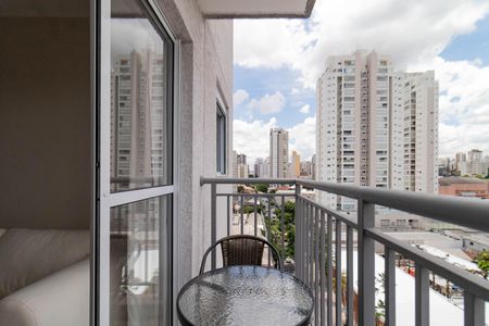 Varanda de apartamento à venda com 1 quarto, 28m² em Vila Romana, São Paulo