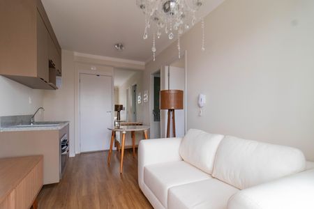 Sala de apartamento à venda com 1 quarto, 28m² em Vila Romana, São Paulo