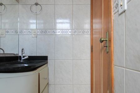 Banheiro da Suíte de apartamento à venda com 3 quartos, 90m² em Santa Amelia, Belo Horizonte