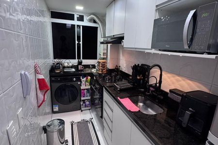Cozinha de apartamento à venda com 2 quartos, 45m² em Pechincha, Rio de Janeiro