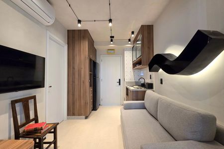 Sala de apartamento para alugar com 1 quarto, 30m² em Vila Nova Conceição, São Paulo