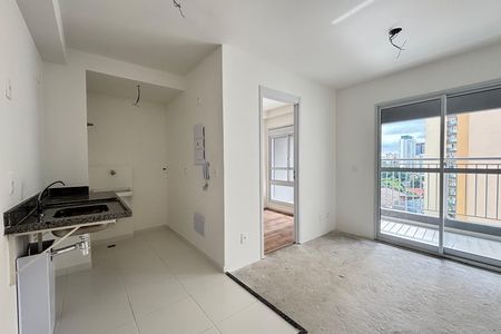 Sala/Cozinha de apartamento para alugar com 2 quartos, 42m² em Campo Belo, São Paulo