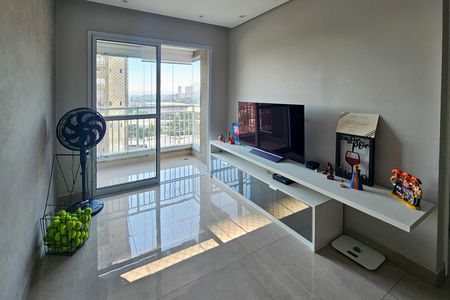 Sala/Cozinha de apartamento à venda com 2 quartos, 56m² em Casa Branca, Santo André