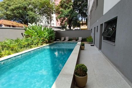 Piscina de kitnet/studio à venda com 1 quarto, 25m² em Vila Campestre, São Bernardo do Campo