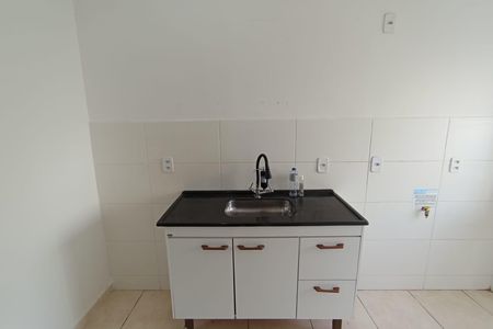 Cozinha de apartamento para alugar com 2 quartos, 42m² em Valentina Figueiredo, Ribeirão Preto