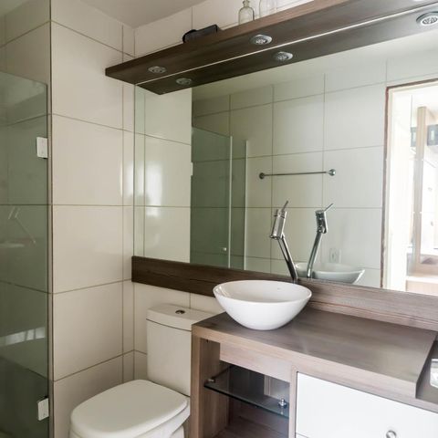 Apartamento à venda com 49m², 1 quarto e 1 vagaBanheiro