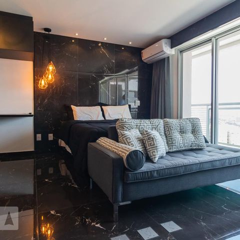 Studio à venda com 45m², 1 quarto e 1 vagaSala/Quarto