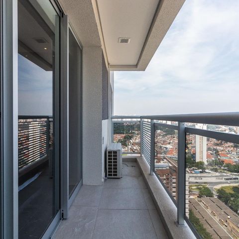 Studio à venda com 45m², 1 quarto e 1 vagaSacada