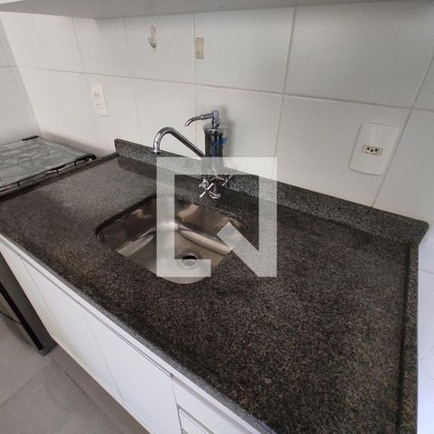 Apartamento à venda com 35m², 1 quarto e sem vagaCozinha semi mobiliada