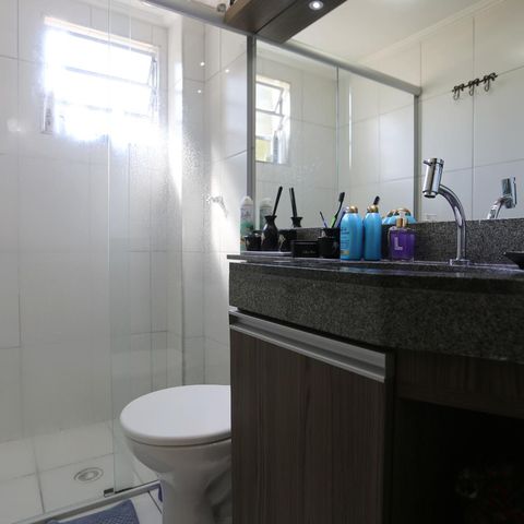 Apartamento à venda com 67m², 3 quartos e 1 vagaBanheiro Social