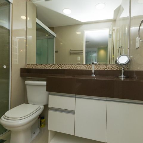 Studio à venda com 55m², 1 quarto e 1 vagaBanheiro