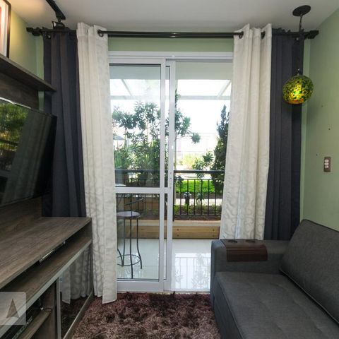 Studio à venda com 55m², 1 quarto e 1 vagaJanela da sala